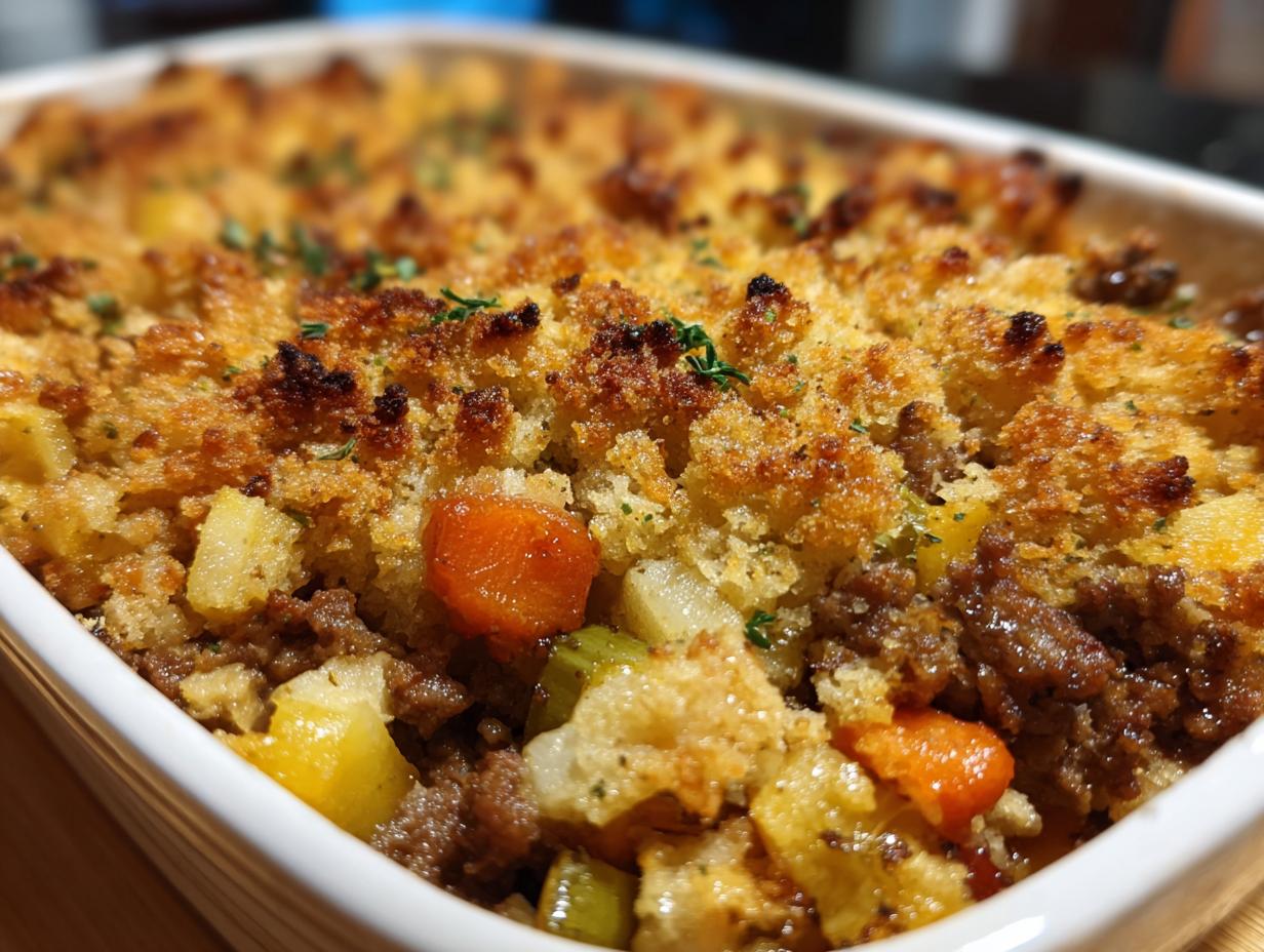 Irresistible Amish Hamburger Bake with 3 Fall Veggies You’ll Crave