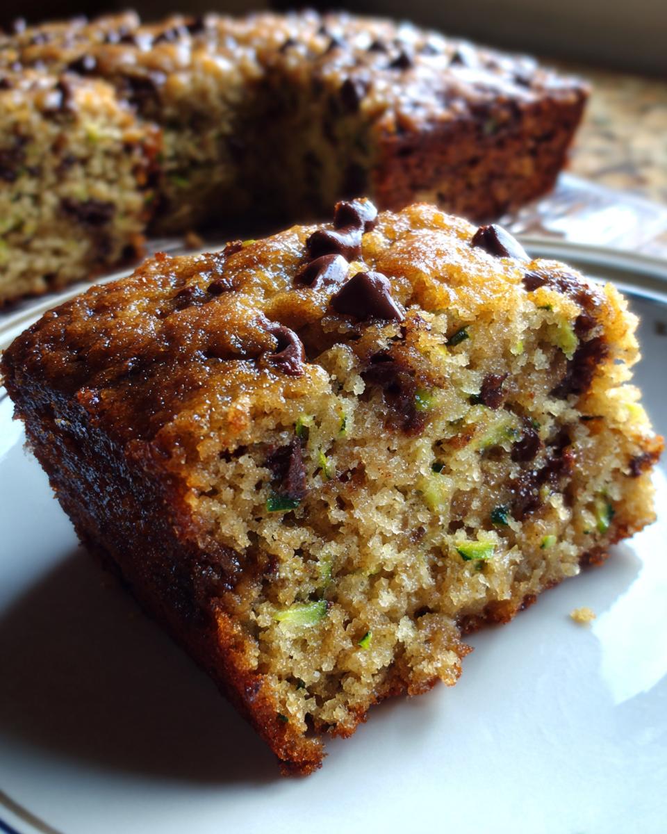 Best Chocolate Chip Zucchini Snack Cake - detail 1