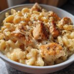 Creamy Honey Pepper Chicken Mac and Cheese