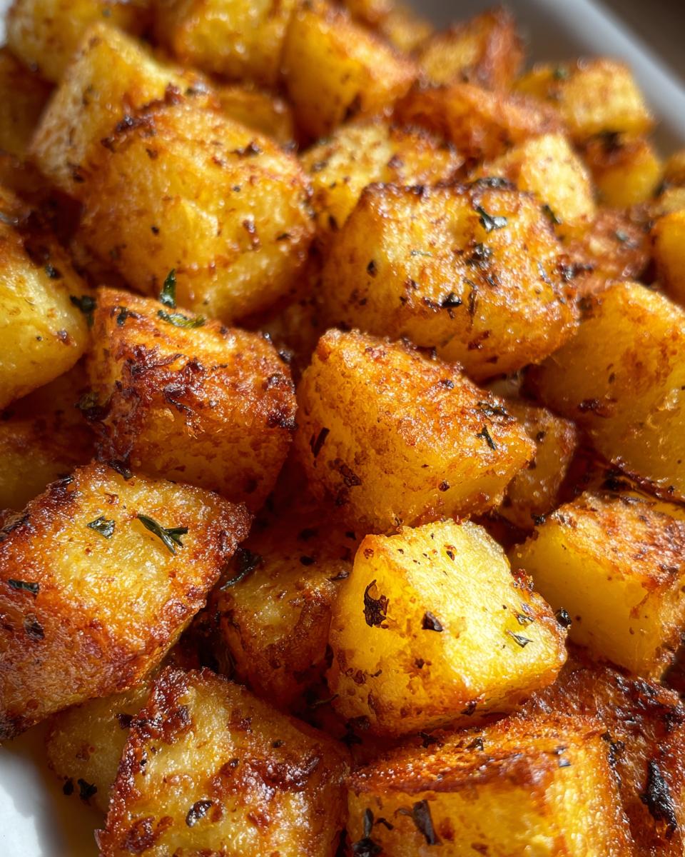 Crispy Garlic Butter Potato Cubes - detail 1
