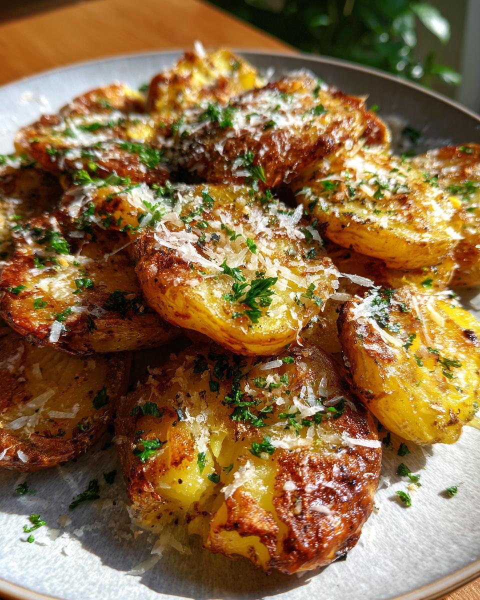 Crispy Parmesan Smashed Potatoes - detail 2