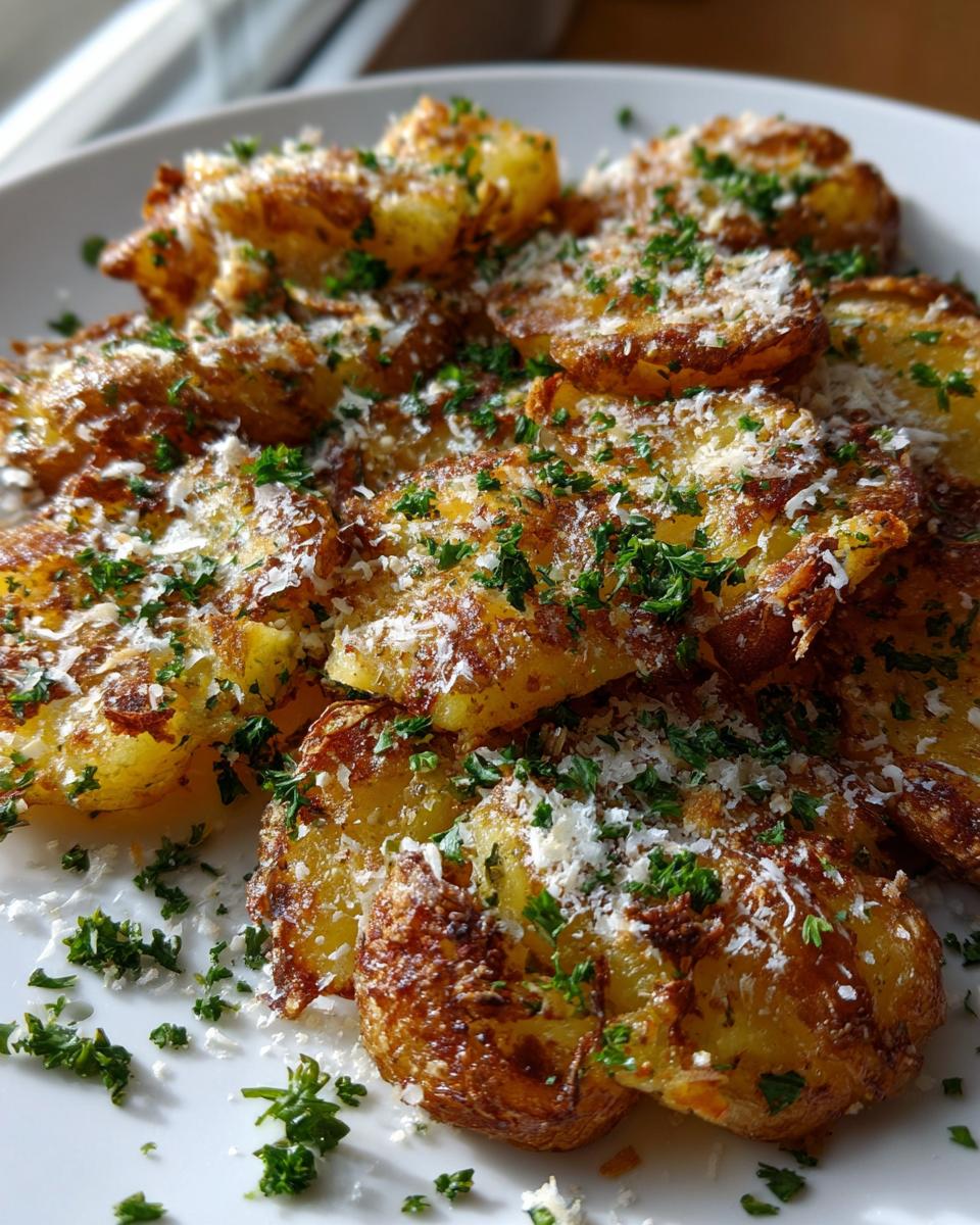 Crispy Parmesan Smashed Potatoes - detail 3