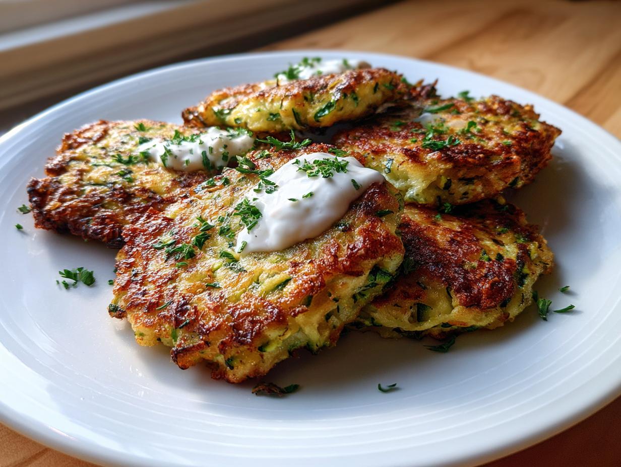 Irresistible Crispy Zucchini Fritters in Just 25 Minutes