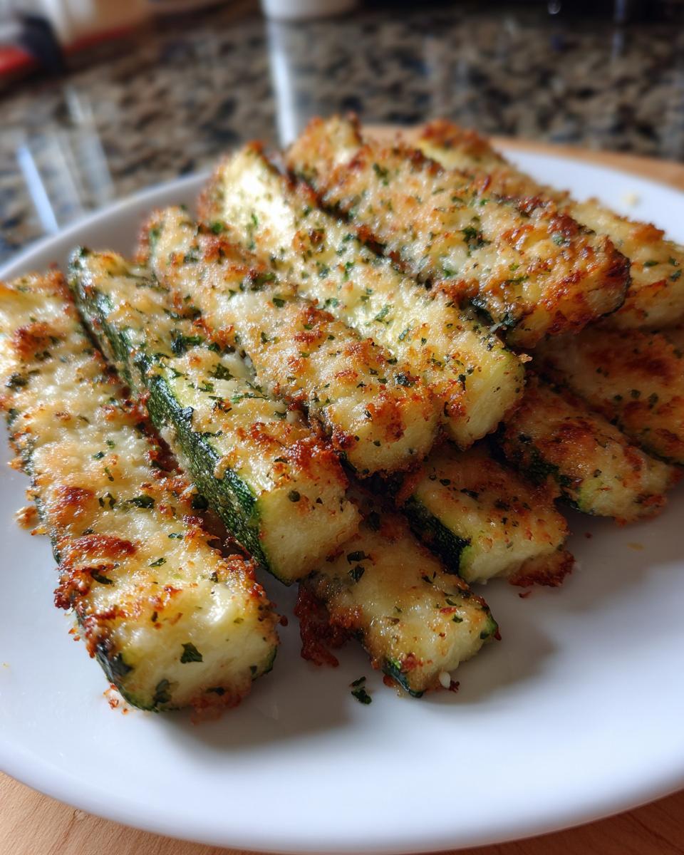 Easy Baked Parmesan Zucchini Slices - detail 1