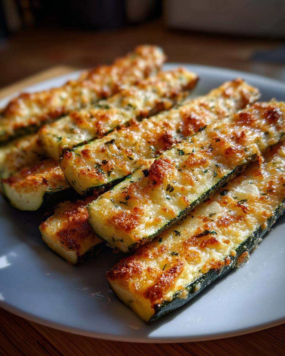 Easy Baked Parmesan Zucchini Slices - detail 2