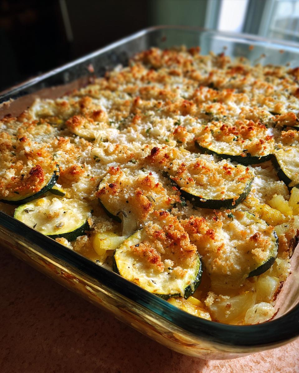 Easy Baked Zucchini Casserole Recipe - detail 2