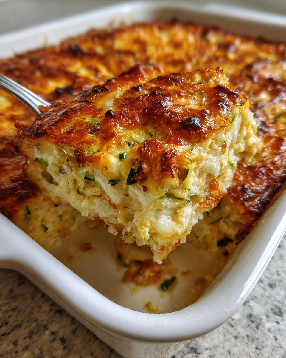 Easy Cheesy Zucchini Casserole - detail 1