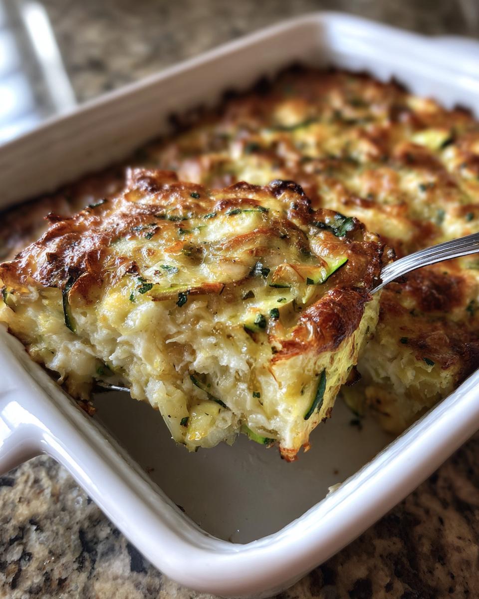 Easy Cheesy Zucchini Casserole - detail 2