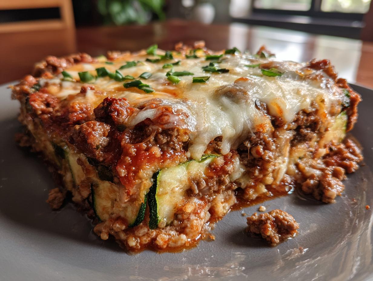 Devour Sinful Easy Ground Beef Zucchini Casserole Recipe