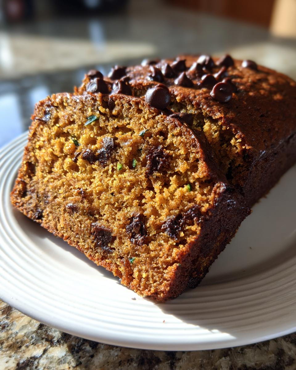 Fall-Inspired Chocolate Chip Pumpkin Zucchini Bread Recipe - detail 2