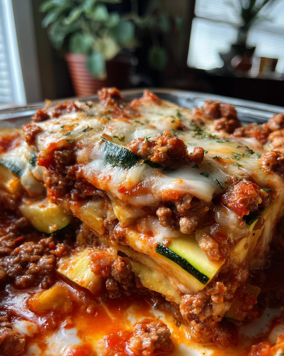 Ground beef zucchini casserole - detail 3