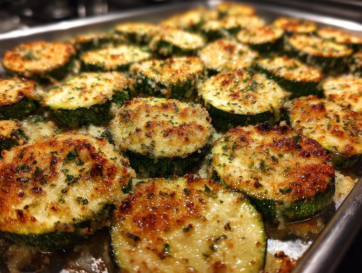Hate Plain Zucchini? Irresistible Baked Parmesan in 20 Mins