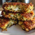 Irresistible Baked Zucchini and Cheese Fritters