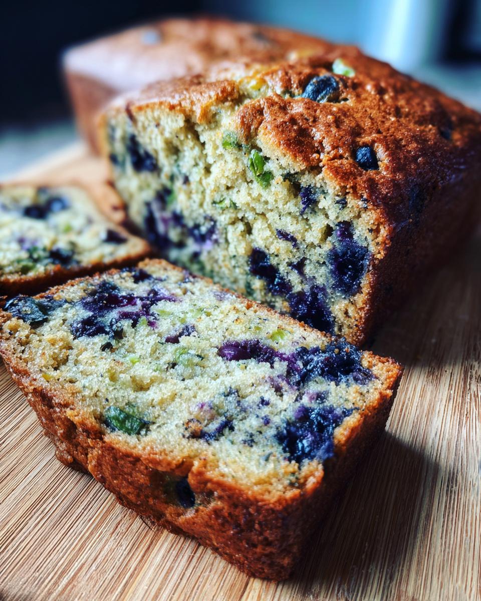 Moist Blueberry Zucchini Bread Recipe (Easy & Healthy) - detail 1