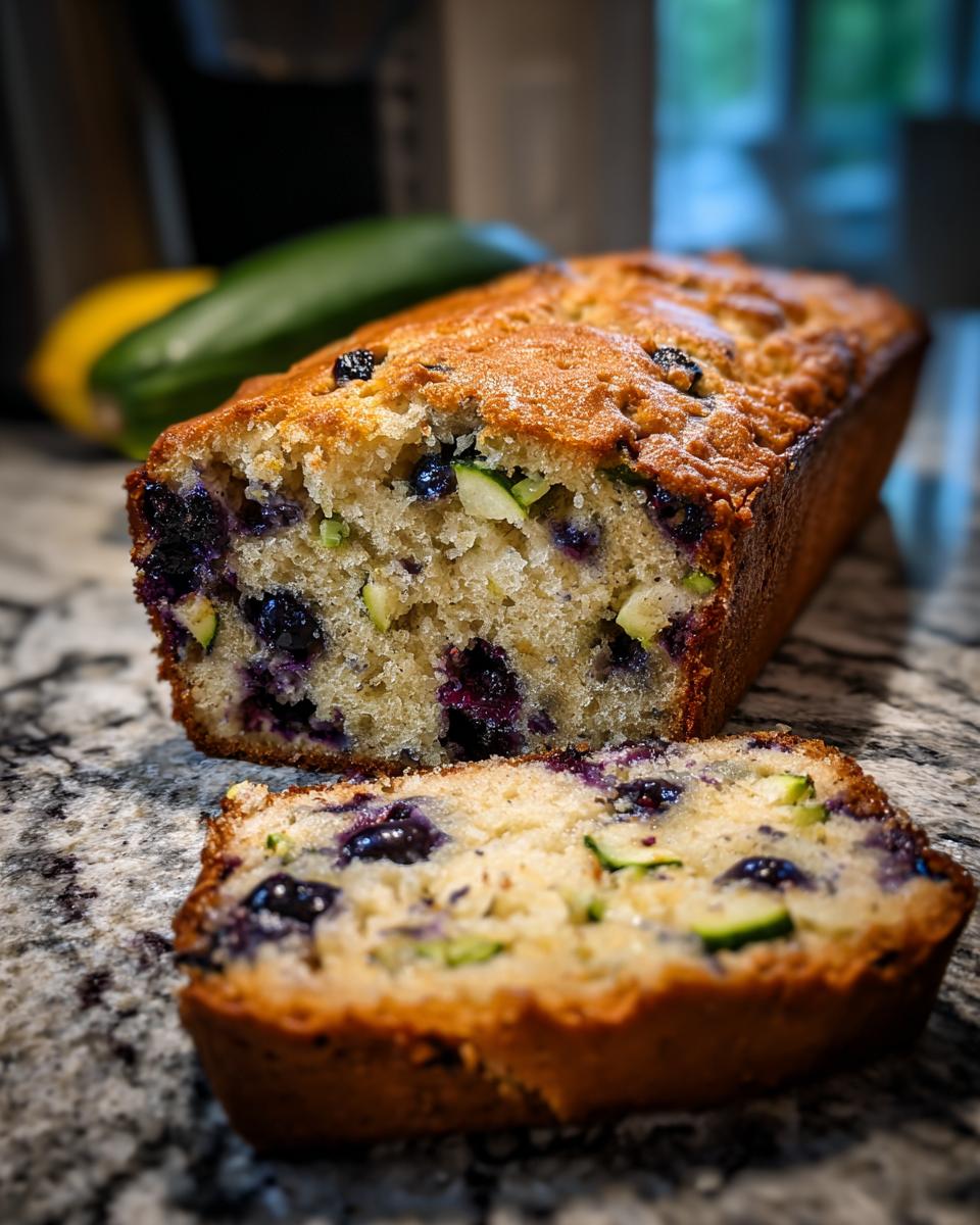 Moist Blueberry Zucchini Bread Recipe (Easy & Healthy) - detail 2