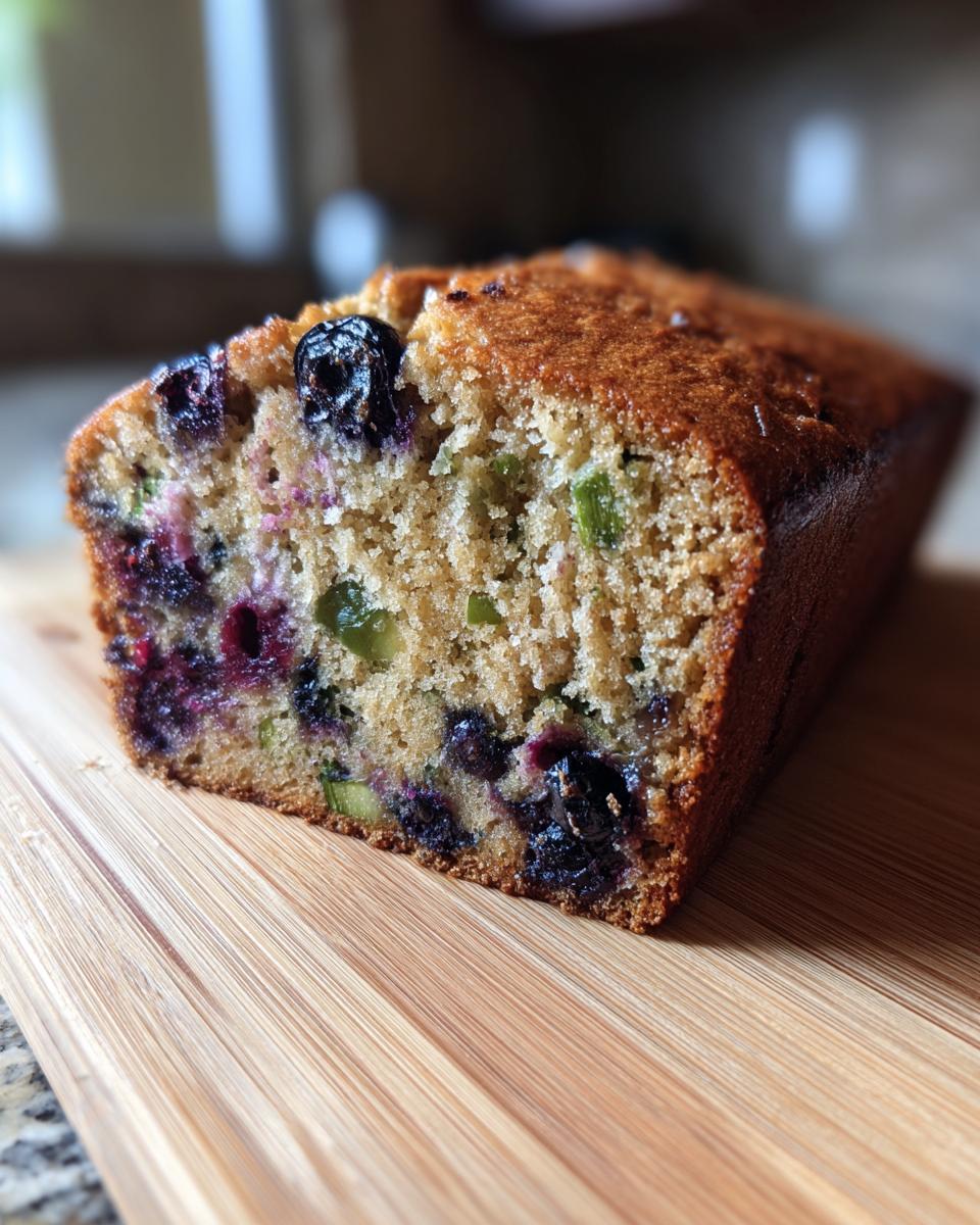 Moist Blueberry Zucchini Bread Recipe (Easy & Healthy) - detail 3