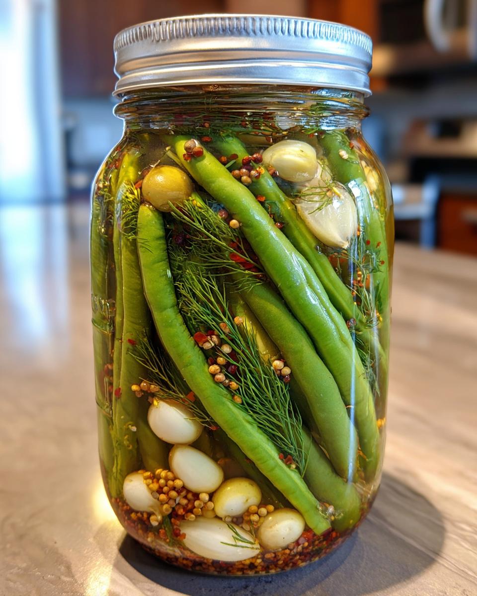 Pickled Dilly Beans - detail 1