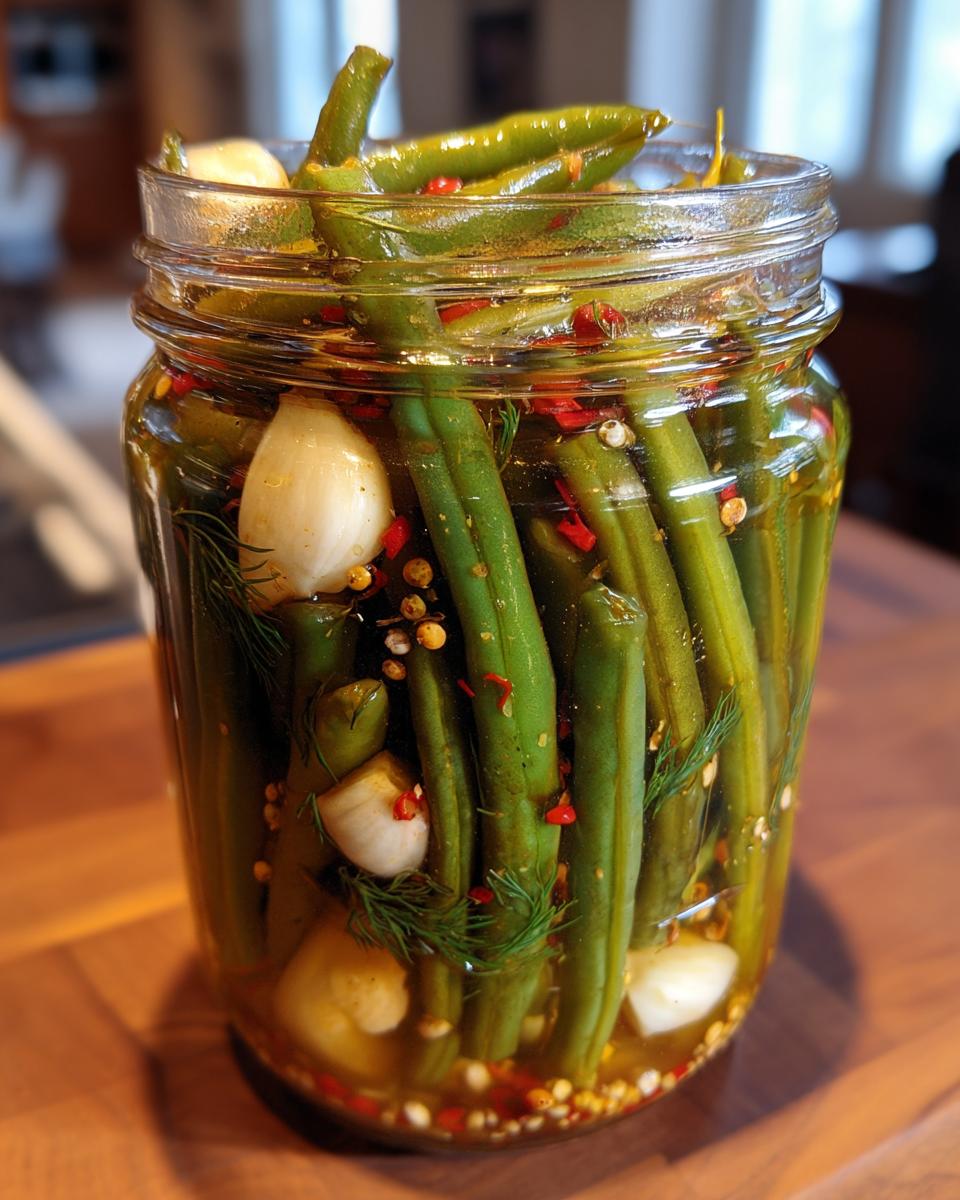 Pickled Dilly Beans - detail 2