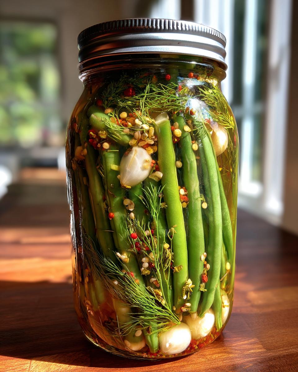 Pickled Dilly Beans - detail 3