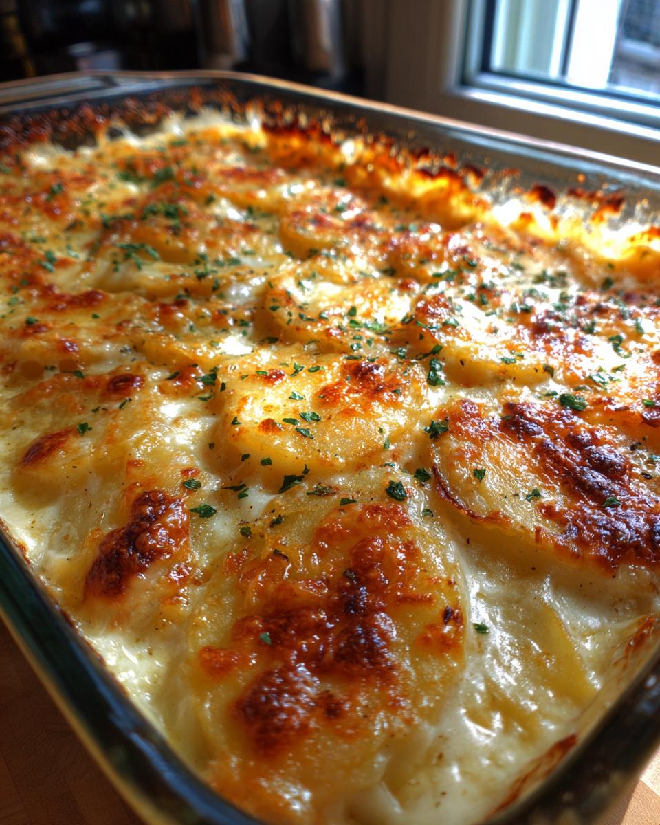 Simple Cheesy Scalloped Potatoes - detail 1