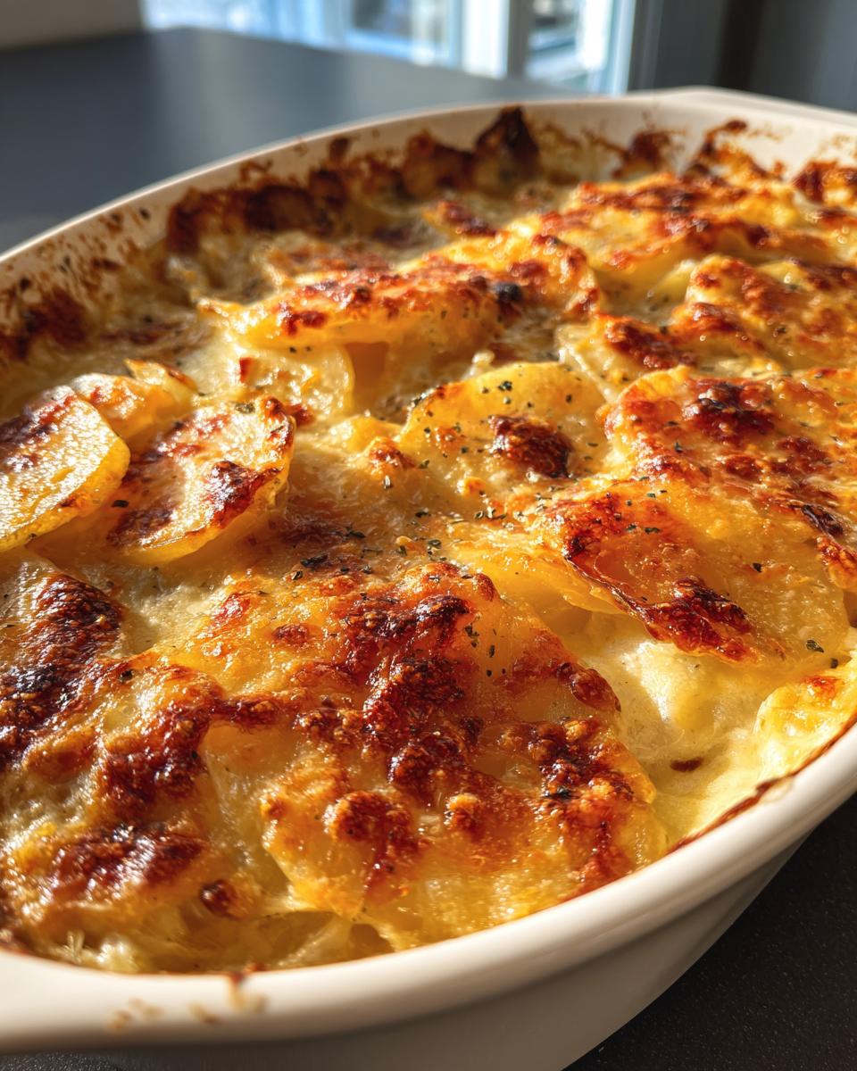 Simple Cheesy Scalloped Potatoes - detail 3