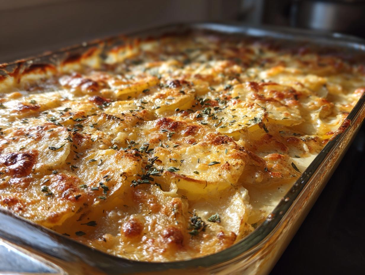 Unbelievably Simple Cheesy Scalloped Potatoes in 9 Steps