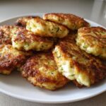 Zucchini Cottage Cheese Fritters